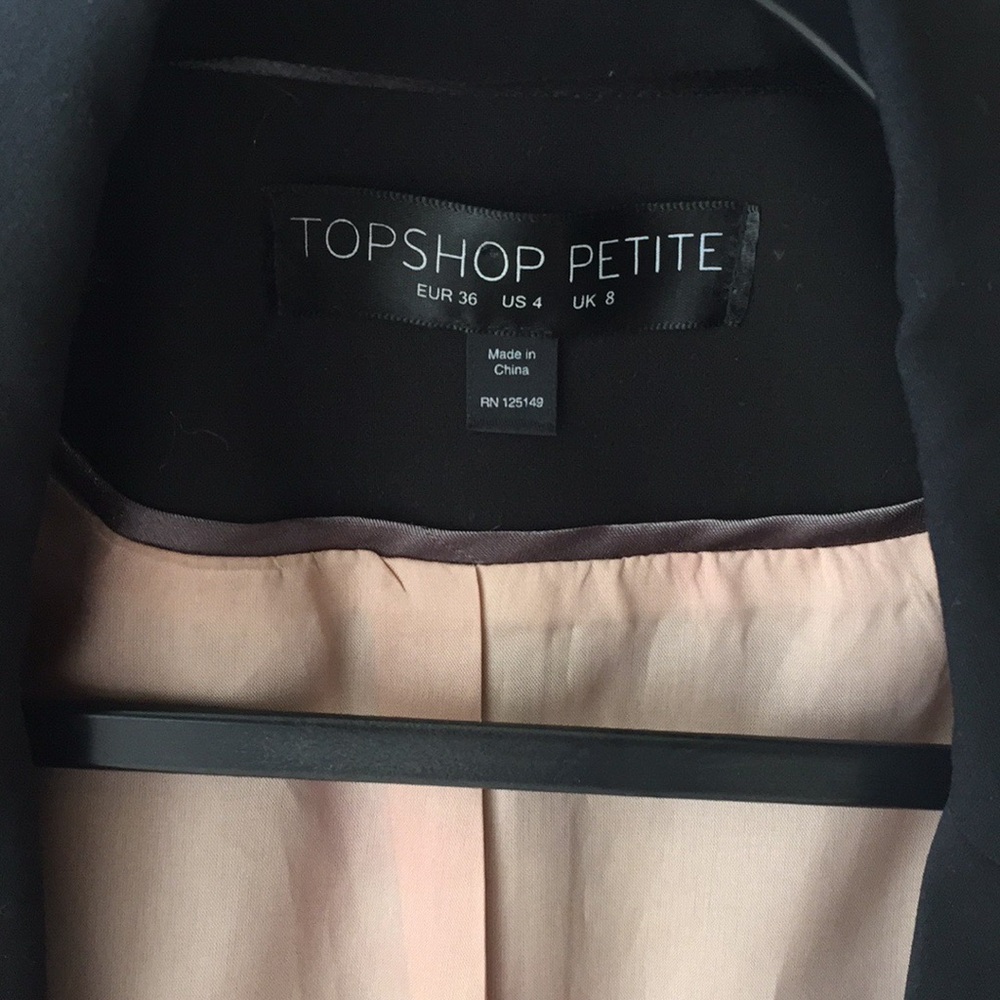 Black Topshop Blazer - Picture 2 of 3
